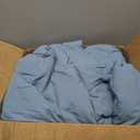Weigelia Boho Twin Comforter Set - Dusty Blue & Grayish Blue with 1 Pillowcase - Soft, Lightweight & Cozy for All Seasons