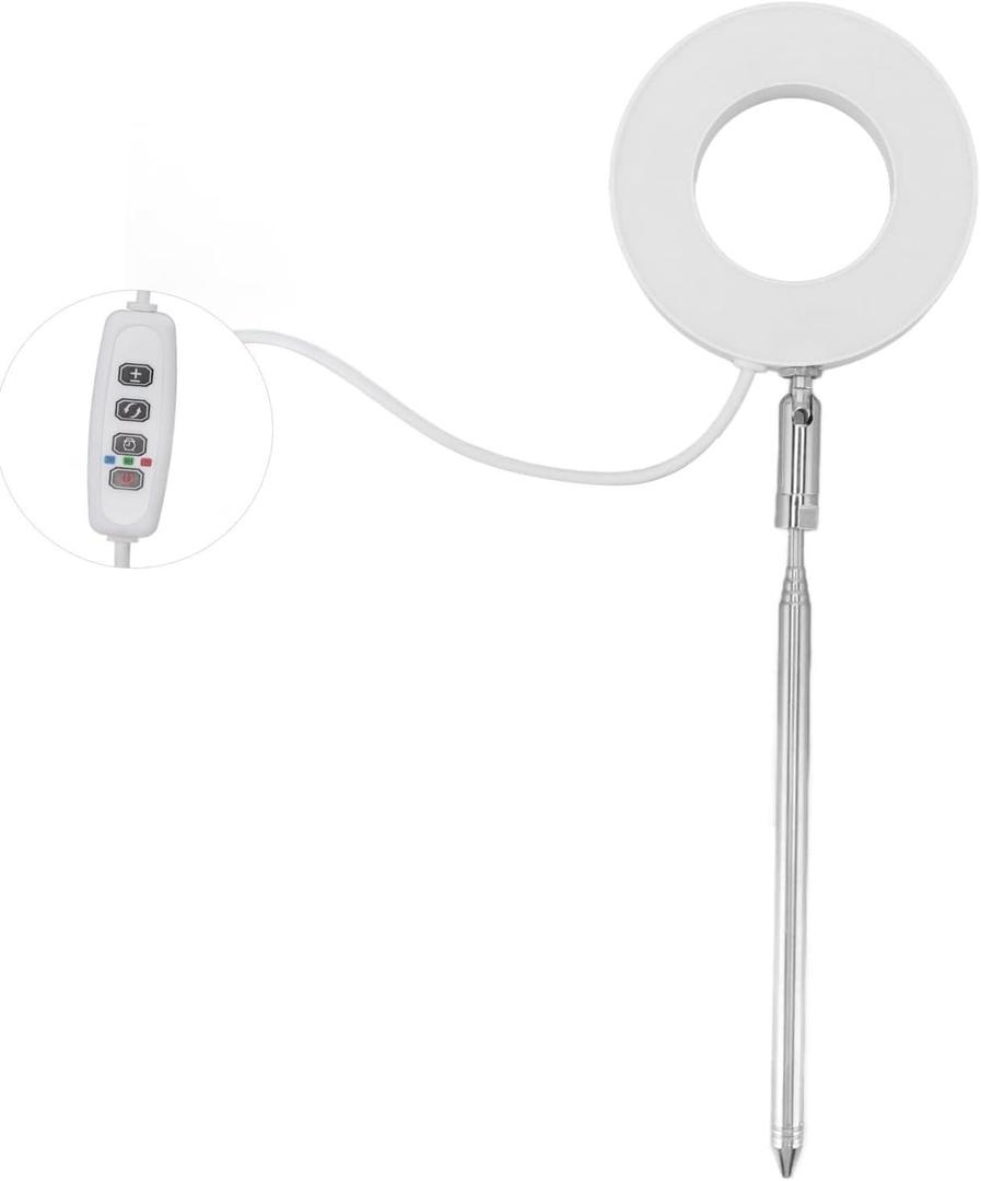 Zerodis Angel Rings Plant Grow Lights, Imitate Sunlight LED Plant Lamp Plant Growing Equipment with 3 Modes Greenhouse Accessories Suitable for Succulents Greenery