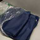 NICETOWN 100% Blackout Curtain Set, Thermal Insulated & Energy Efficiency Window Draperies for Guest Room, Full Shading Panels for Shift Worker and Light Sleepers, Navy Blue, 62W x 84L, 2 PCs