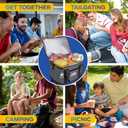 Collapsible Insulated Cooler Bag  6L Thermal Lunch Bag with Bottle Opener, 16 Can Capacity  Perfect For Camping, Picnics and Travel - Handles and Removable Shoulder Strap - By Outrav (Grey with Black Trim)