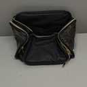 Large Makeup Bag, Portable Travel Makeup Bag Organizer for Women Girls with Makeup Brush Compartment & Two Side Pockets, Cosmetic Travel Bag Vertical Storage Toiletry Bag - Black (MEDIUM)