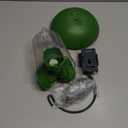 LONA Bird Feeders for Outdoors Hanging  3 Separate Compartments, 3 Feeding Ports, Weatherproof Dome & 3 Ways to Hang, Large Capacity for Cardinals/Finches (Green (Normal)