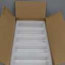 20 Pack 5.9" Tall x 1.8" Diameter Clear Glass Cylinder Vases - Multi-Use Flower Vase, Hurricane & Floating Candle Holders for Wedding Centerpieces, Home Decor, Table Displays (20)