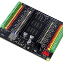 Freenove Breakout Board for ESP32 / ESP32-S3 WROVER WROOM, Terminal Block Shield HAT with Pin Header, 5V 3.3V Power Outputs, GPIO Status LED