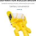 Paint Edger Roller Brush, Multifunctional Hand-held Clean-Cut Paint Edger Roller Brush Portable Tool Kit, Rexroth Pole Mountable with Roller and Brush for Home Room Wall Ceiling Painting