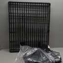 PJYuCien Dog Playpen - Metal Foldable Dog Exercise Pen, Pet Fence Puppy Crate Kennel Indoor Outdoor with 8 Panels 30H & Top Cover and Bottom Pad for Small Medium Pets