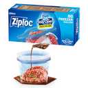 Ziploc Gallon Food Storage Freezer Bags, New Stay Open Design with Stand-Up Bottom, Easy to Fill, 30 Count (Pack of 3)