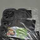 EXPAWLORER Anti-Slip Dog Socks,Dog Boots&Paw Protectors to Prevent Licking,Dog Shoes for Hot/Cold Pavement, Double Sides Non-Skid Traction Control on Hardwood Floor for Senior Dogs (Large (4 Count), Black)