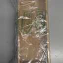 Toilet Tank Paper Basket for Back of Tank Top, Bamboo Bathroom Storage for Organizing (15 x 6 x 4 inch)