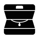 MAYCARI Jewelry Box with Cute Bunny Pattern Design, PU Leather Jewelry Travel Organizer Case-Rings/Earrings/Necklace Storage Box for Women Birthday Mom Friends Her Bridesmaids Girls 