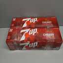 2 x 7UP Cherry Flavored Soda, 12 fl oz cans, 12 pack
