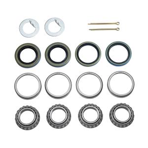 Xintre 2 Set Trailer Axle Bearings Kit L44649 L44610 Fits for 1-1/16'' Trailer Axle, Grease Seal 12192TB ID 1.250'' and 15192TB ID 1.500'' Cotter Pin, High Speed and Rotary Quiet
