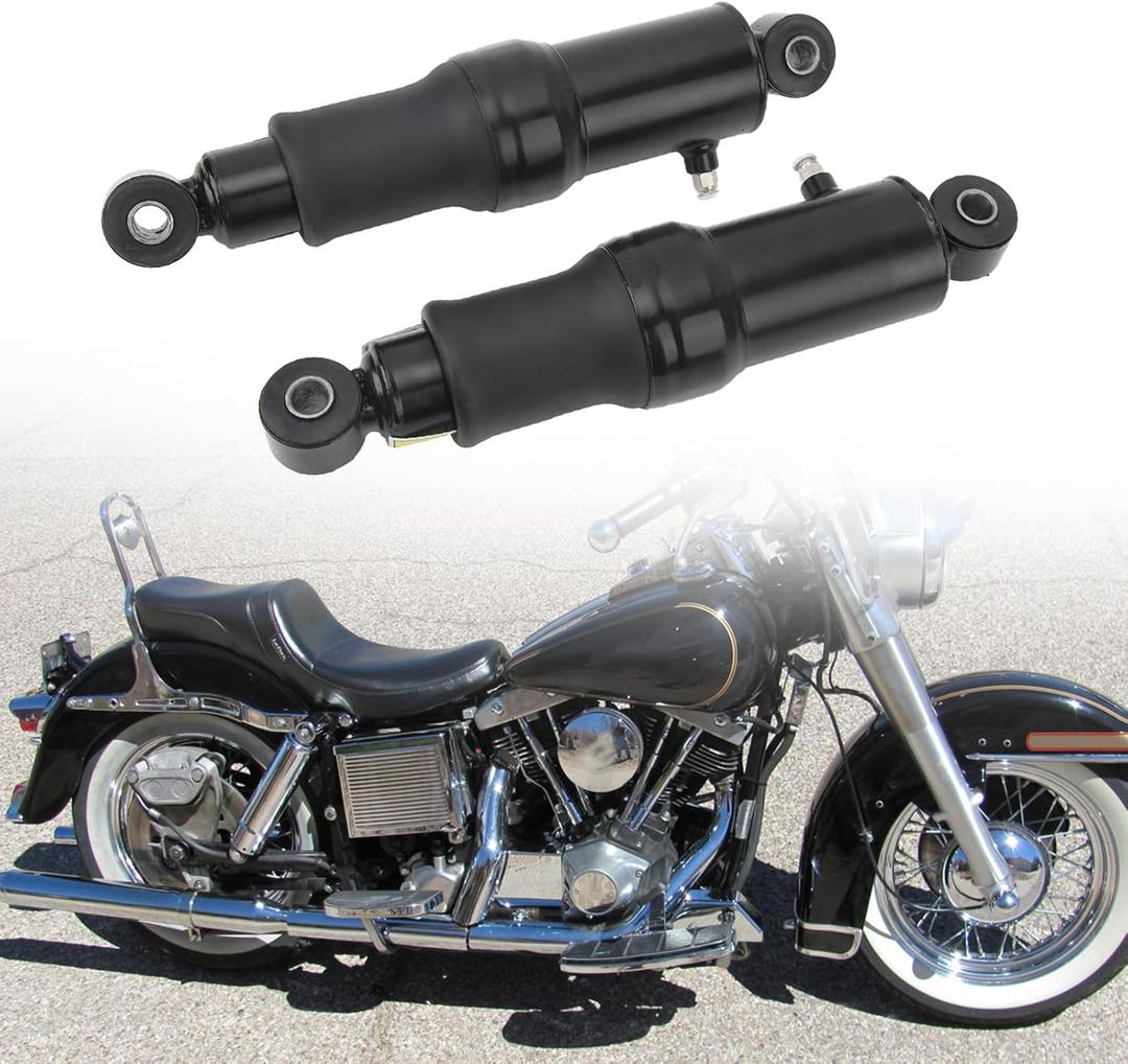 GOMADEIT 10.5 in Rear Shocks fits for HARLEY DAVIDSON TOURING MODELS Rear Shocks 1980-2023 Replace DA-SRD747-PR