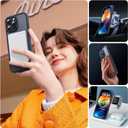 TOCOL for iPhone 16 Pro Max Case, Compatible with Magsafe, Full Camera Protection, Drop Protection, Magnetic Translucent Matte Back Bumper Phone Case for 16 Pro Max 6.9-Inch (Black)