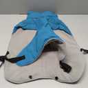 Queenmore Winter Dog Jacket, Waterproof Puffy Snowsuit, Adjustable Reflective Fleece Lining Warm Padding Parka for Cold Weather, Blue, Large