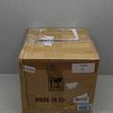 4 Pcs 6 Inch Large Ring Binders with Pockets 3 Ring Binder 8.5 x 11 Presentation Folder View Binder with Customizable Clear Cover for Documents Files Projects(White)