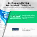 PUREPLUS 5 Micron 20" x 2.5" Whole House Sediment Home Water Filter, 20-inch Sediment Pre-Filtration, Replacement Cartridge Aqua Pure AP110-2C, Pentek P1-20/SP-P1-20/PX01-20, 6Pack