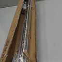 Antique Bronze Disc Curtain Rods, 84-144 Inches Window Curtain Rod,Adjustable Room Darkening Drapery Rod with Aluminum Finials and Brackets,Wrap Around Design