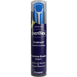 Orabrush Tongue Scraper, Multi, 4 Count