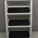 PetSafe CozyUp Folding Dog Stairs, Portable Indoor/Outdoor Pet Steps for Bed, Couch & Car, Grey, 25 Inch (Gray)