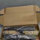 12 oz Charcuterie Cups with Sticks, 100pcs Charcuterie Cups Disposable French Fries Cup, Brown Kraft Paper Appetizer Cup with 200pcs Cocktail Picks for Snack, Dessert or all Occasions (Black)