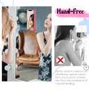 JingJinYY 2 Pack Silicone Suction Phone Case Mount, Non Slip Sticky Phone Grip for Cellphone, Silicon Adhesive Suction Cup Phone Mount, Strong Grip Holder for Selfies and Videos (Black)