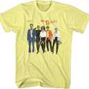 American Classics The B52s Band Retro Band Photo Adult Short Sleeve T-Shirt Graphic Tee (Small)
