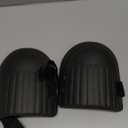 Gardening Knee Pads for Women and Men Lightweight Waterproof Foam Knee Pads for Gardening and Housework with Adjustable Hook'n'Loop Straps(Black)