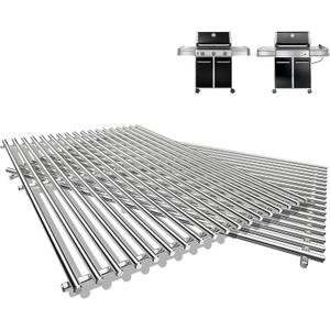 Grill Parts for Weber Genesis 300 Series, 19.5" Grill Grates for Weber Genesis E-310, E-320, E-330, 304 Stainless Steel Replacement Parts for Weber Genesis 7528 7524