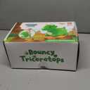 iPlay, iLearn Bouncy Pals Dinosaur Hopper Toy 2 Year Old Boy, Toddler Plush Bounce Animals, Ride on Bouncing Triceratops for Kids, Outdoor Hopping Horse Bouncer, Cool Birthday Gifts 3 4 5 6 Yr 