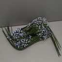 Babys Breath Artificial Flowers,18 Pcs Gypsophila Real Touch Flowers for Wedding Party Home Garden Decoration  Blue