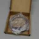 PSLER Motorcycle 5" Tank-Mounted Speedometer Gauge Bezel Cover Trim Ring with Visor Fits for most Road King Electra Glide Dyna Softail Touring 1968-2019 with 5 inch Speedometer (Chrome)