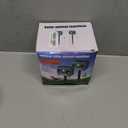 2025 Solar Ultrasonic Raccoon Squirrel Deer Repellent Rabbit Deterrent Animal Repeller Sonic Fortress Pro with Flash Light Motion Sensor to Keep Cat Dog Fox Skunk Out of Garden Yard(2Pack)