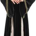 TOONRAIN Princess Costume Medieval Renaissance Dress Girls for Halloween Cosplay (Small, Classic Black)