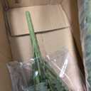 2 Pcs 50" Artificial Ferns for Outdoors with 96 Fronds & Ground Spike