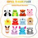 24PCS Mini Plush Animals Toys for Easter Eggs Fillers, Easter Egg Hunt Easter Basket Stuffers for Kids Toddlers, Easter Gifts for Easter Classroom Prizes, Party Favor