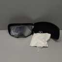 Snow Goggles Case, Semi Hard EVA Ski Goggles Case with Aluminum Bag Strap & High-Performance Proof Zipper - Compact & Lightweight Travel Carrying Snowboard Goggles Bag