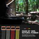 Adjustable Chest Expander for Men with 5 Removable Tubes Resistance Bands for Chest Shoulder Upper Body Exercise Anti-Slip Arm Exerciser Strength Trainer for Home Gym Fitness Muscle Training Exercise (Black 120KG/265LB)