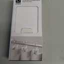 Umbra 1013172-666 , White/Chrome Flex Double Shower Rings, Set of 12,2" x 3"