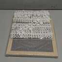 C CRYSTAL LEMON Felt Letter Board 10x10 Inch  336 Letters, Numbers & Symbols  Gray Message Board with Wooden Frame, Wall Mount or Free Standing