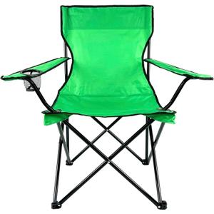 Folding Portable Outdoor Camping Chair[Large] (Green)