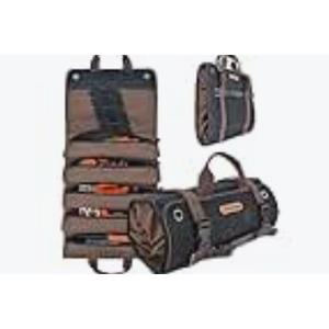 VentureReady Gear Roll Up Heavy Duty Tool Bag 900D Canvas & 1680D Straps - Detachable Wrench Roll + Mesh Pockets - For Overlanding, Camping, Vanlife, Road Trips, Offroading (Camo)