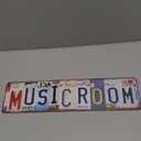 Music Sign Vintage Metal Tin Sign Music Room Decor Man Cave Posters Street Signs Home Bar Coffee Wall Art Decor 4 X 16 Inches