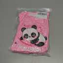 Funnycokid Girls Pajamas 3 Piece Short Sleeve Shirt Top Pants Shorts with Pockets (7-8 Years)