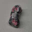 Womens Long Sleeve Two Piece Rash Guard with Built in Bra Swim Shirts with Shorts UPF50+ Quick Dry Swimsuit Large, Black Floral