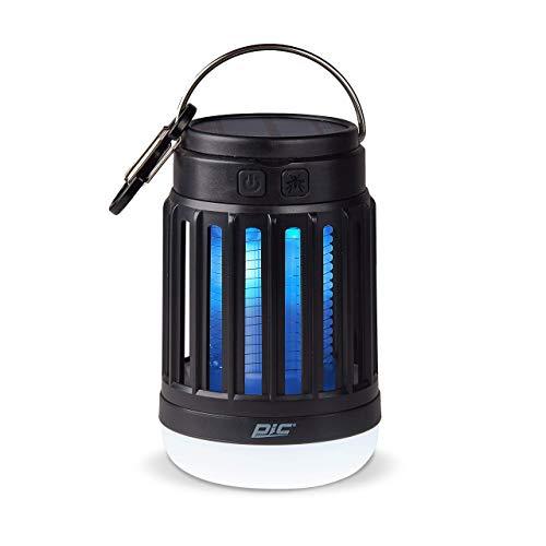 PIC Solar Portable Lantern & Bug Zapper, Kills Bugs on Contact & Liquid Ant Bait