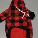 Dog Basic Hoodie Ultra-Soft Plaid Dog Clothes Cold Weather Sweaters for Medium Large Dogs Breathable Cozy Fabric Pet Coat Warm Stylish Sweatshirt with Leash Hole Pocket Dogs Jacket for Cats Boys Girls (M (Back: 16.54",Chest: 22.05", Neck: 16.54"))