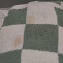 Checkered Knitted Throw Blanket, Cozy Soft Fluffy Plaid Blanket for Couch Bed, Lightweight Comfy Travel Picnic Blanket for Sofa Chair Living Room Camping Gifts (Sage Green, Throw 50"x60")