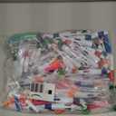 Fulmoon 120 Pcs Nurse Pen Set for Badge Accessories Retractable Ballpoint Pen Mini Highlighters Permanent Marker Nursing Keychain Clip Nurse Gifts Bulk for Women Appreciation Gift(Bright Colors)