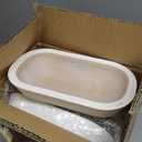 8 Pack Wood Dough Bowls for Candle, White